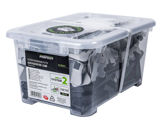 STALCO Klipsy do systemu 1,5mm a'130szt. PERFECT