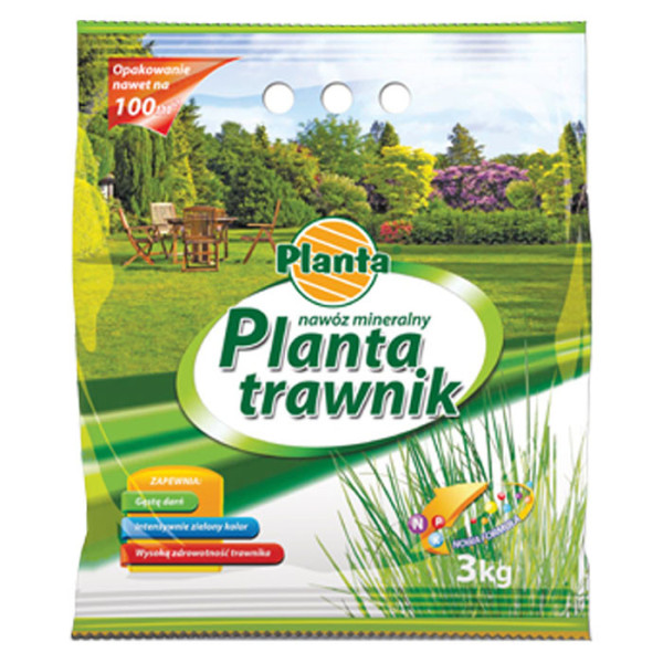 PLANTA Nawóz 3kg TRAWNIK /folia/ //8