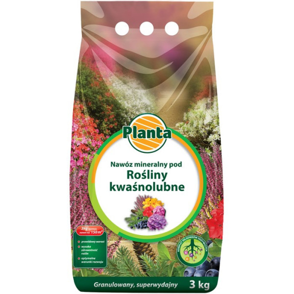 PLANTA Nawóz 3kg ROŚLINY KWAŚNOLUBNE /folia/ //8