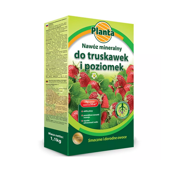 PLANTA Nawóz 1kg do truskawek i poziomek /5 PROMO +100g GRATIS