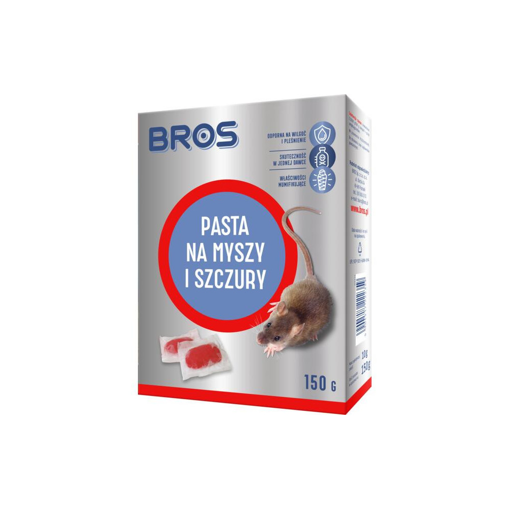 BROS - PASTA NA MYSZY I SZCZURY 150G