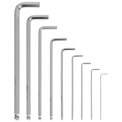 STALCO Klucze Imbusy z kulką Długie