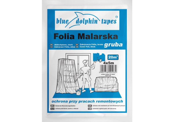 BLUED Folia malarska Gruba/Strong  4m x 5m