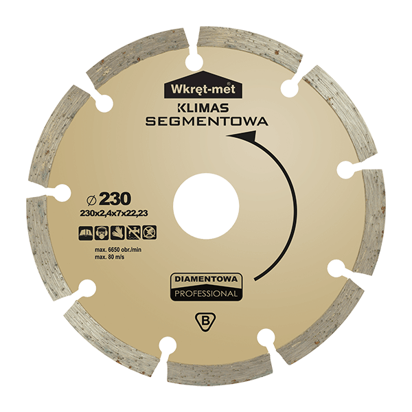 WM Tarcza segmentowa PRO 115mm