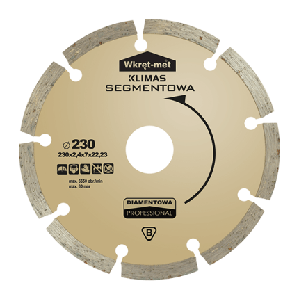 WM Tarcza segmentowa PRO 115mm