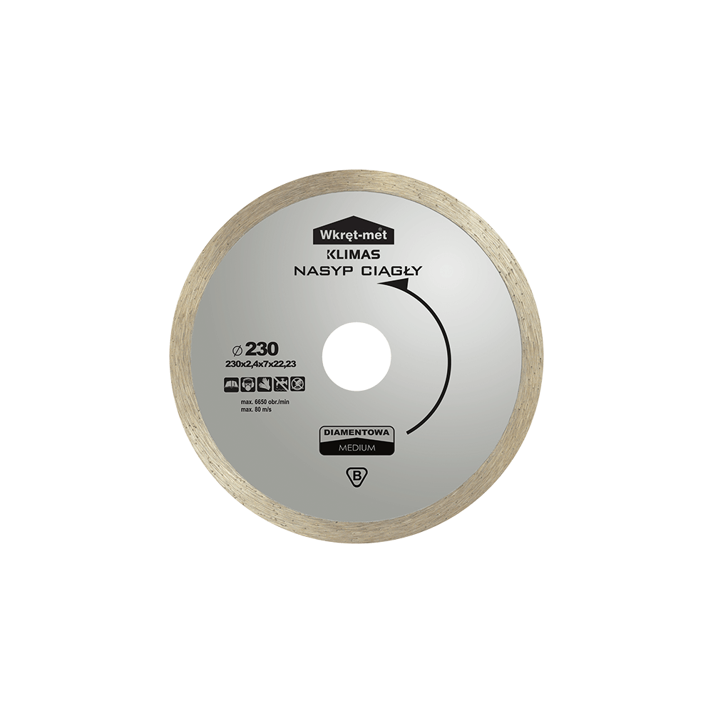 WM Tarcza pełna MEDIUM 125mm