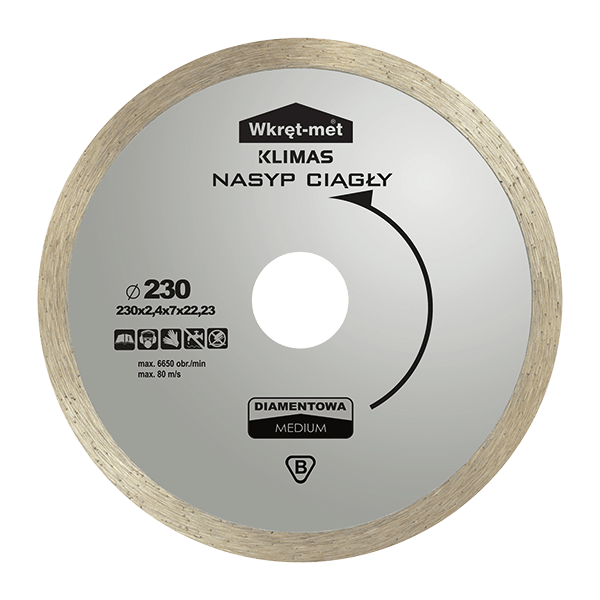 WM Tarcza pełna MEDIUM 125mm