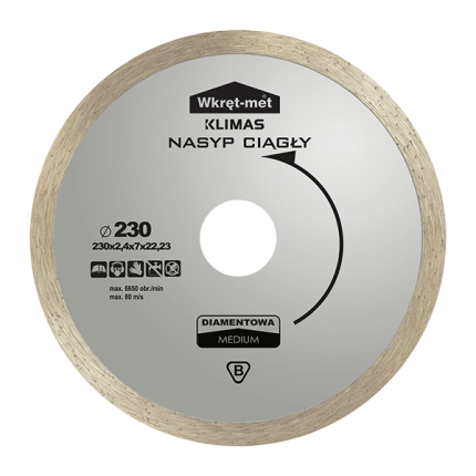 WM Tarcza pełna MEDIUM 125mm