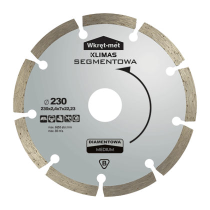 WM Tarcza segmentowa MEDIUM 125mm