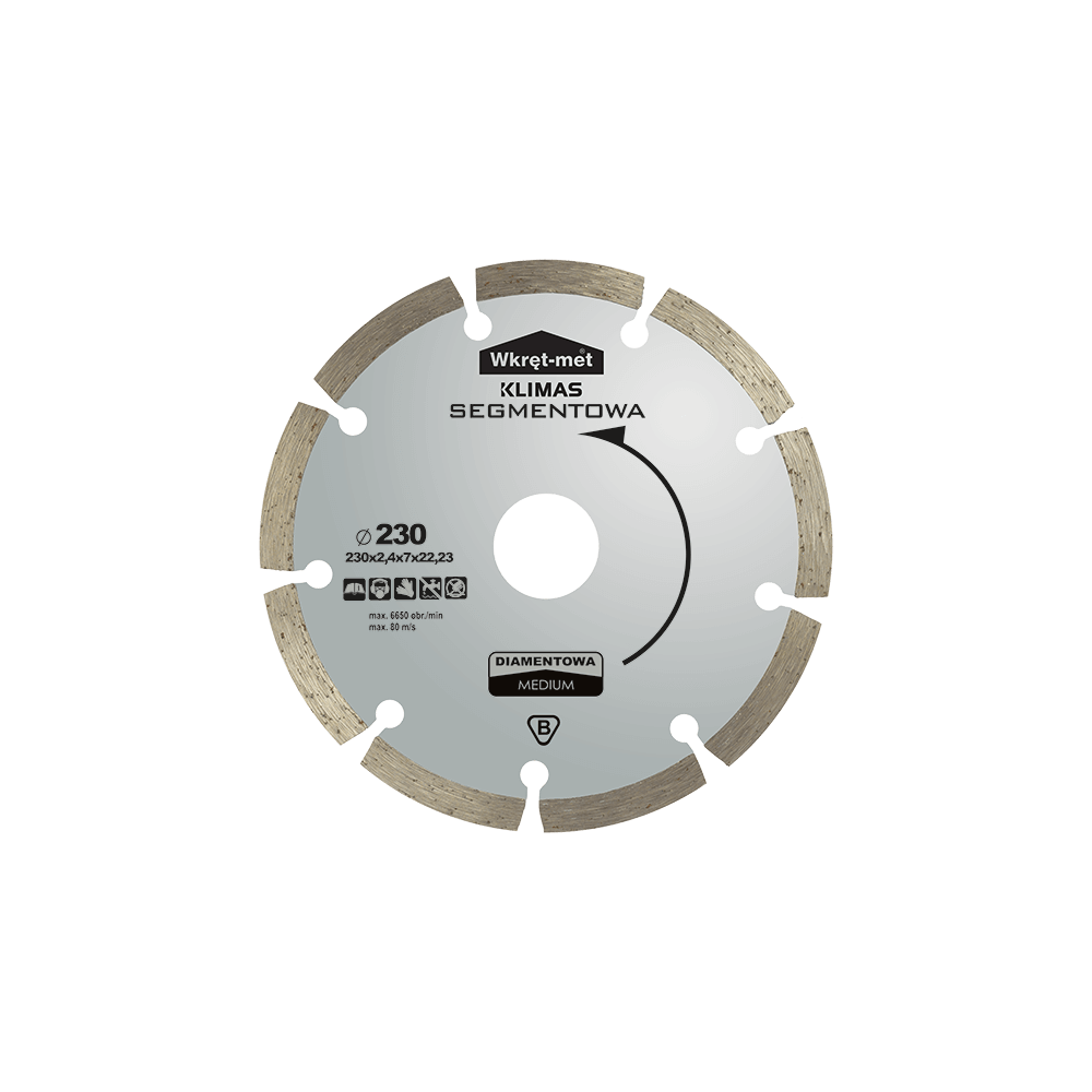 WM Tarcza segmentowa MEDIUM 125mm