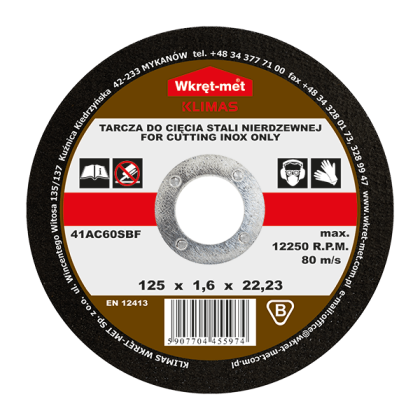 WM Tarcza METAL INOX TCSI 230X2,0x22mm