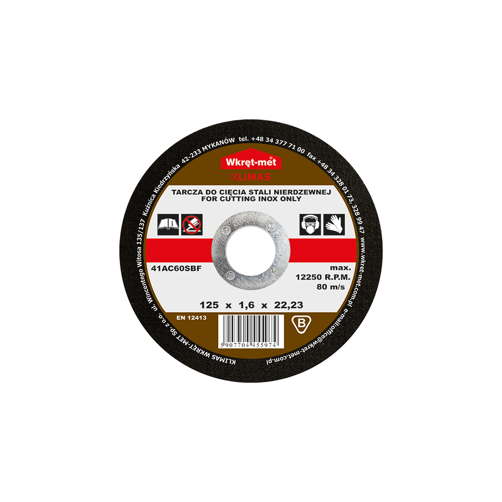 WM Tarcza METAL INOX TCSI 230X2,0x22mm