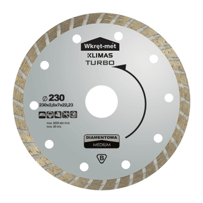 WM Tarcza TURBO MEDIUM 230mm