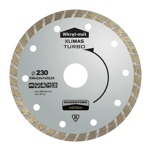 WM Tarcza TURBO MEDIUM 230mm