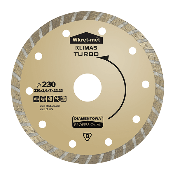 WM Tarcza TURBO PRO 230mm