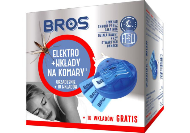 BROS - elektro + 10 wkładów na komary