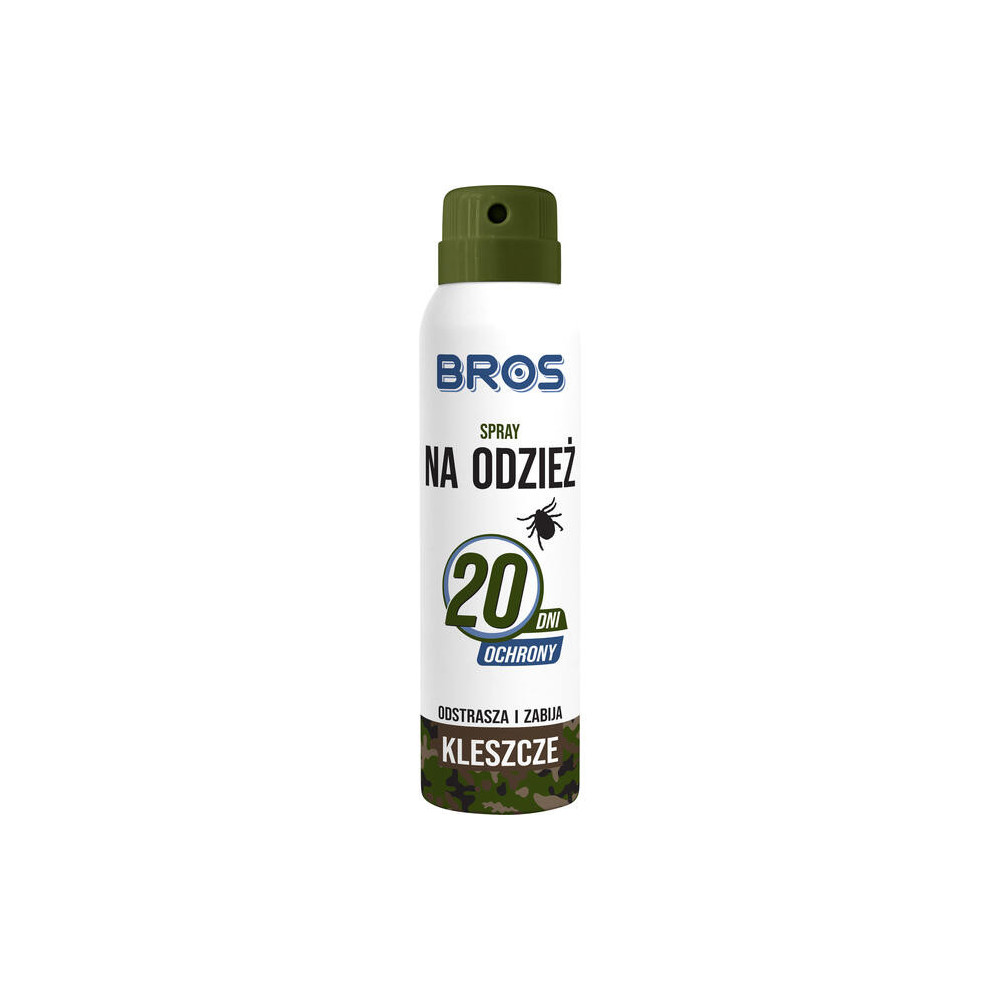 BROS - spray na odzież - odstrasza i zabija kleszcze 90ml.