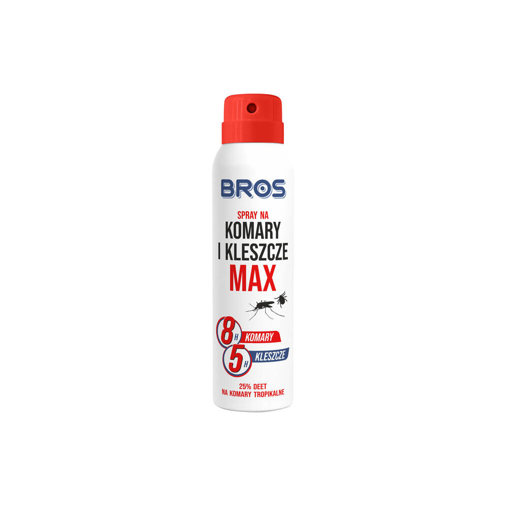 BROS - spray na komary i kleszcze MAX 90ml.