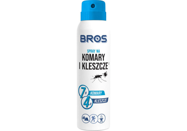 BROS - spray na komary i kleszcze 90ml.