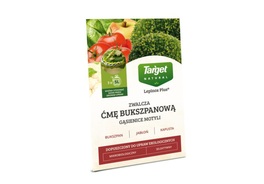 TARGET LEPINOX PLUS ZWALCZA ĆMĘ BUKSZPANOWĄ I GĄSIENICE MOTYLI 3X10G