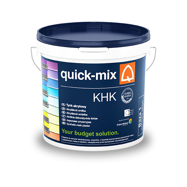 QUICK KHK-PL 1,5mm tynk akrylowy Baza 1 25kg Biały WYPRZEDAŻ