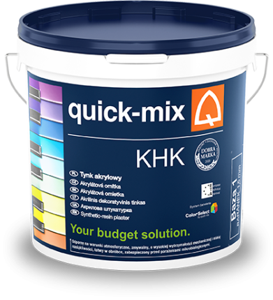 QUICK KHK-PL 1,5mm tynk akrylowy Baza 1 25kg Biały WYPRZEDAŻ