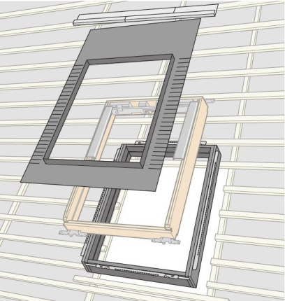 VELUX  Kołnierz BDX 2000 78x118 MK06 NOWA GEN.*
