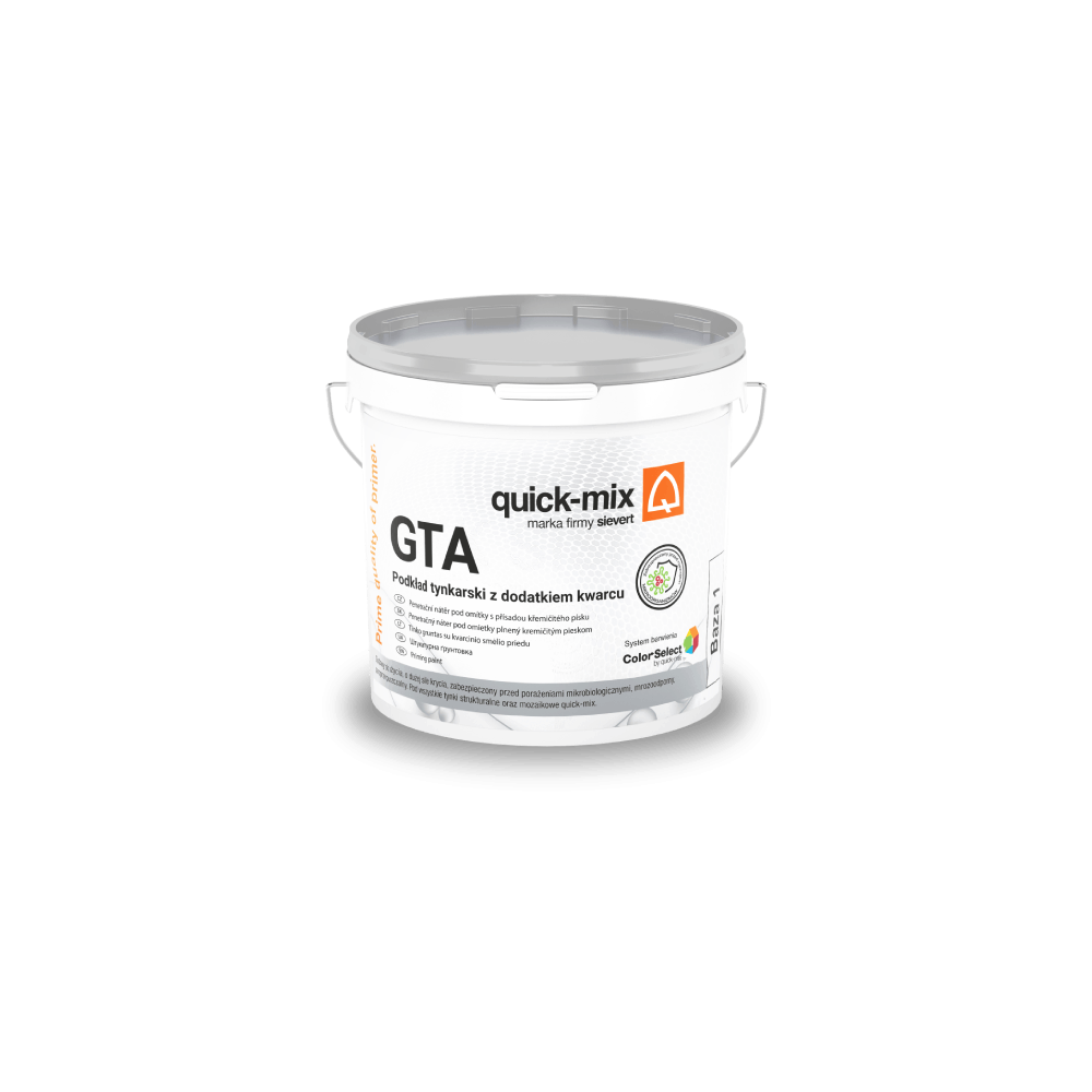 QUICK  GTA 25 kg grunt pod akryl i siloks  baza 1